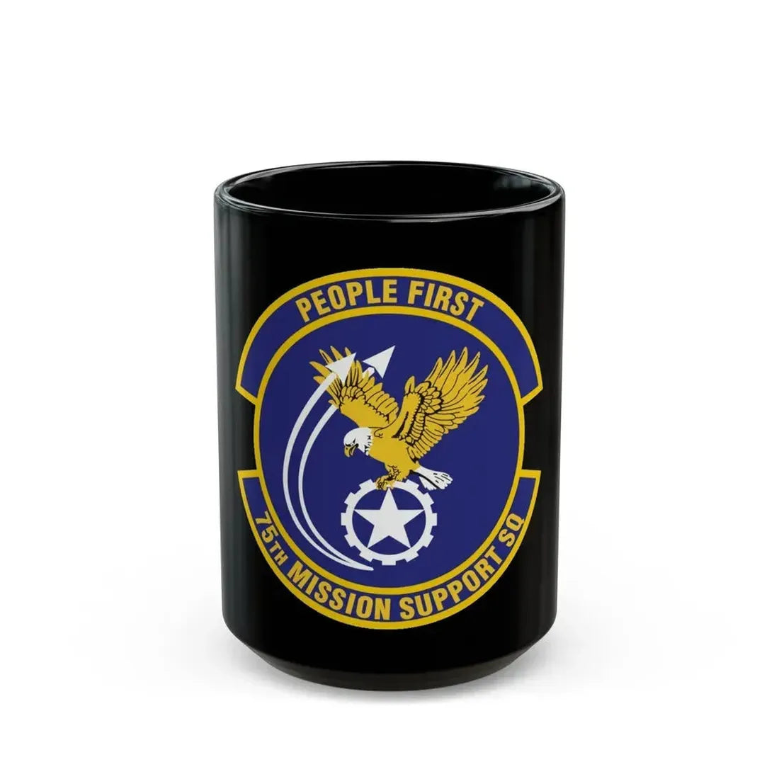 75th Mission Support Squadron (U.S. Air Force) Black Coffee Mug 15oz - Go Mug Yourself