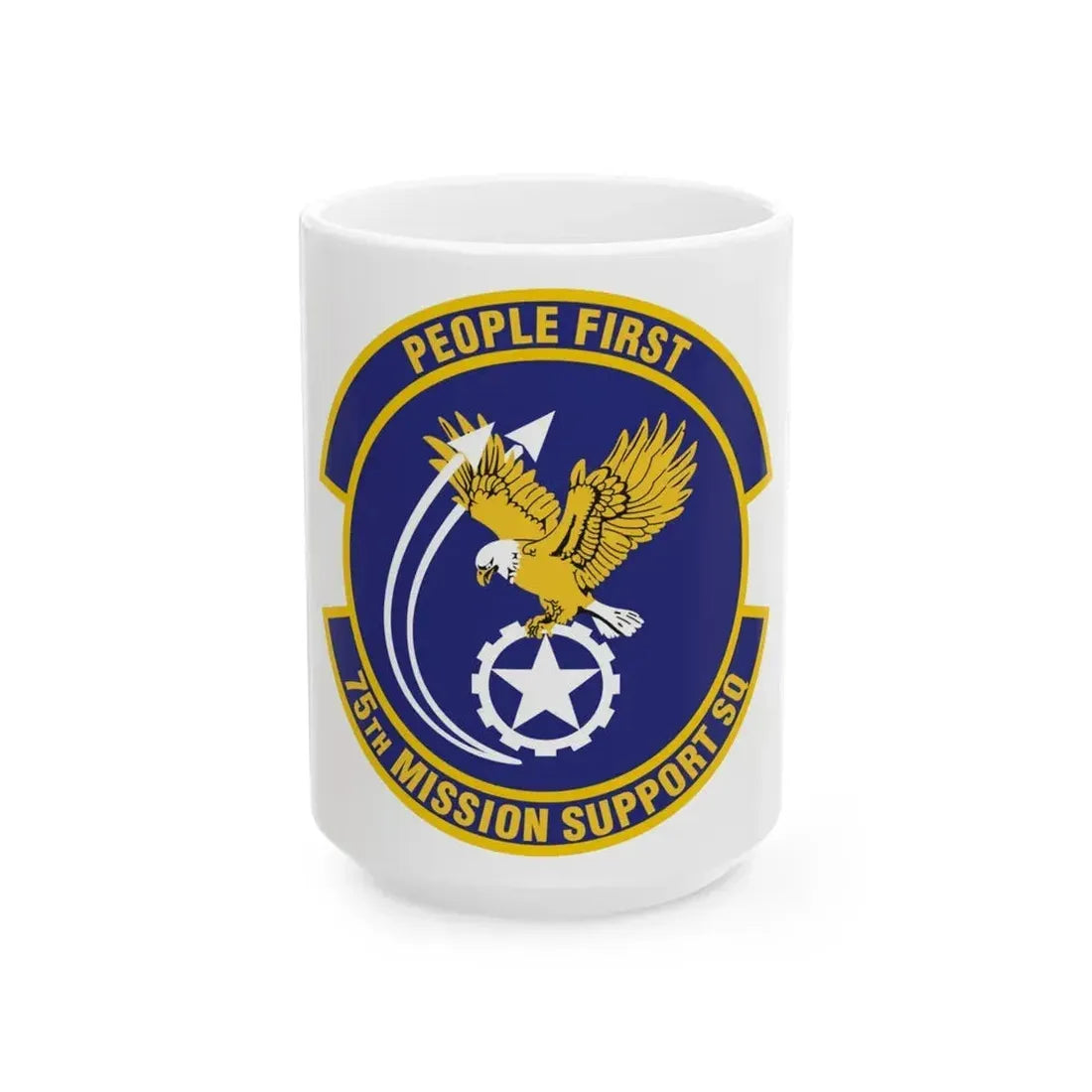 75th Mission Support Squadron (U.S. Air Force) White Coffee Mug 15oz - Go Mug Yourself