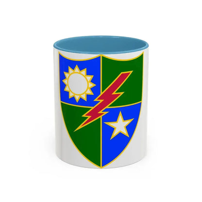 75th Ranger Regiment (U.S. Army) Accent Coffee Mug 11oz Light Blue - Go Mug Yourself