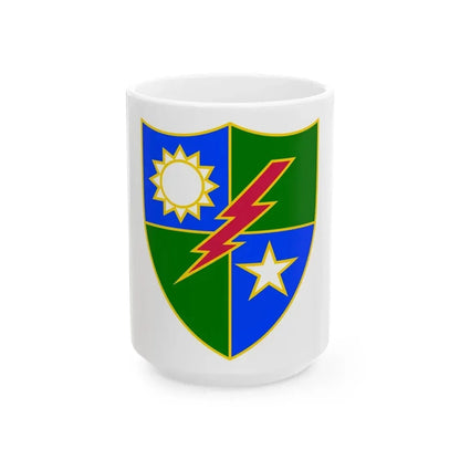 75th Ranger Regiment (U.S. Army) White Coffee Mug 15oz - Go Mug Yourself