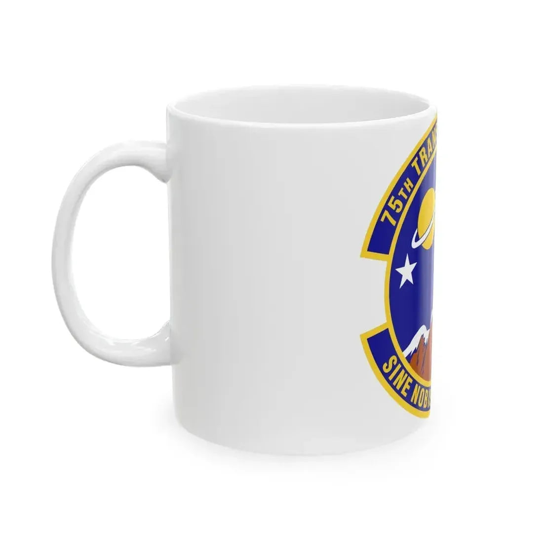 75th Transportation Squadron (U.S. Air Force) White Coffee Mug - Go Mug Yourself