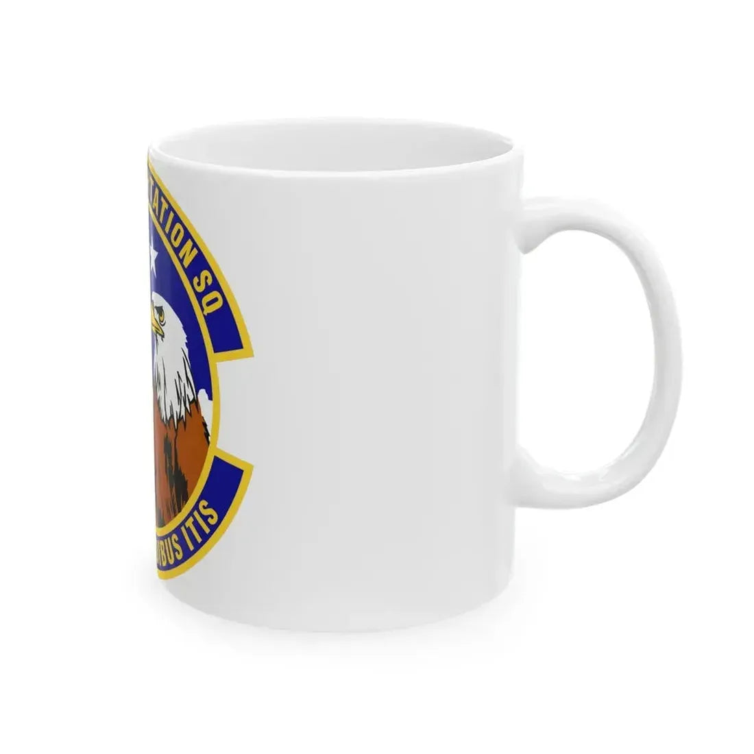 75th Transportation Squadron (U.S. Air Force) White Coffee Mug - Go Mug Yourself