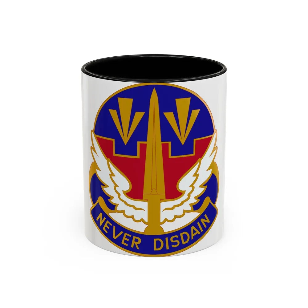 76 Aviation Group (U.S. Army) Accent Coffee Mug-11oz-Black-Go Mug Yourself