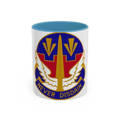 76 Aviation Group (U.S. Army) Accent Coffee Mug-11oz-Light Blue-Go Mug Yourself