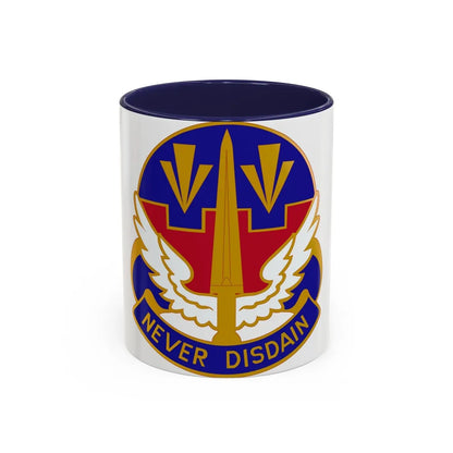 76 Aviation Group (U.S. Army) Accent Coffee Mug-11oz-Navy-Go Mug Yourself