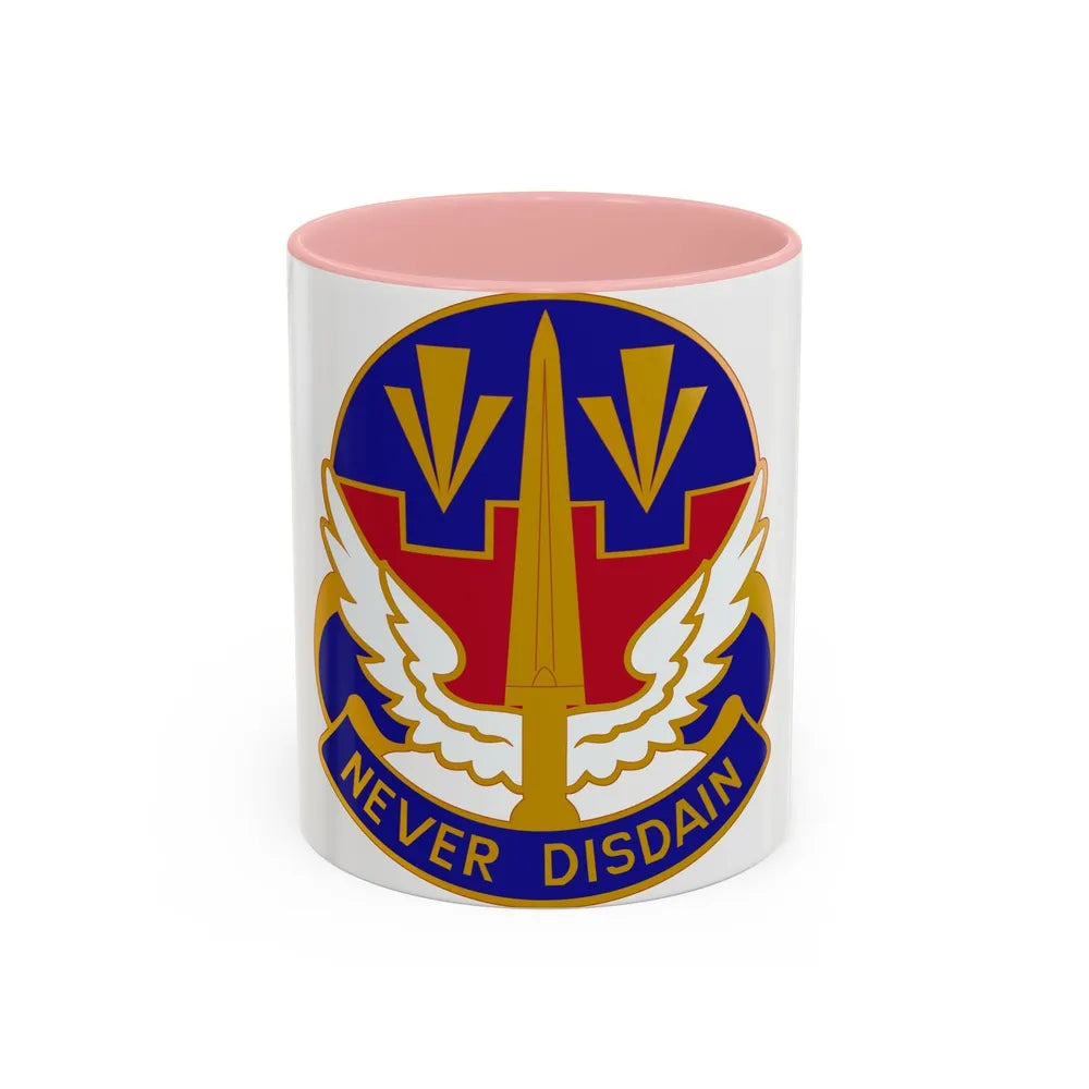 76 Aviation Group (U.S. Army) Accent Coffee Mug-11oz-Pink-Go Mug Yourself