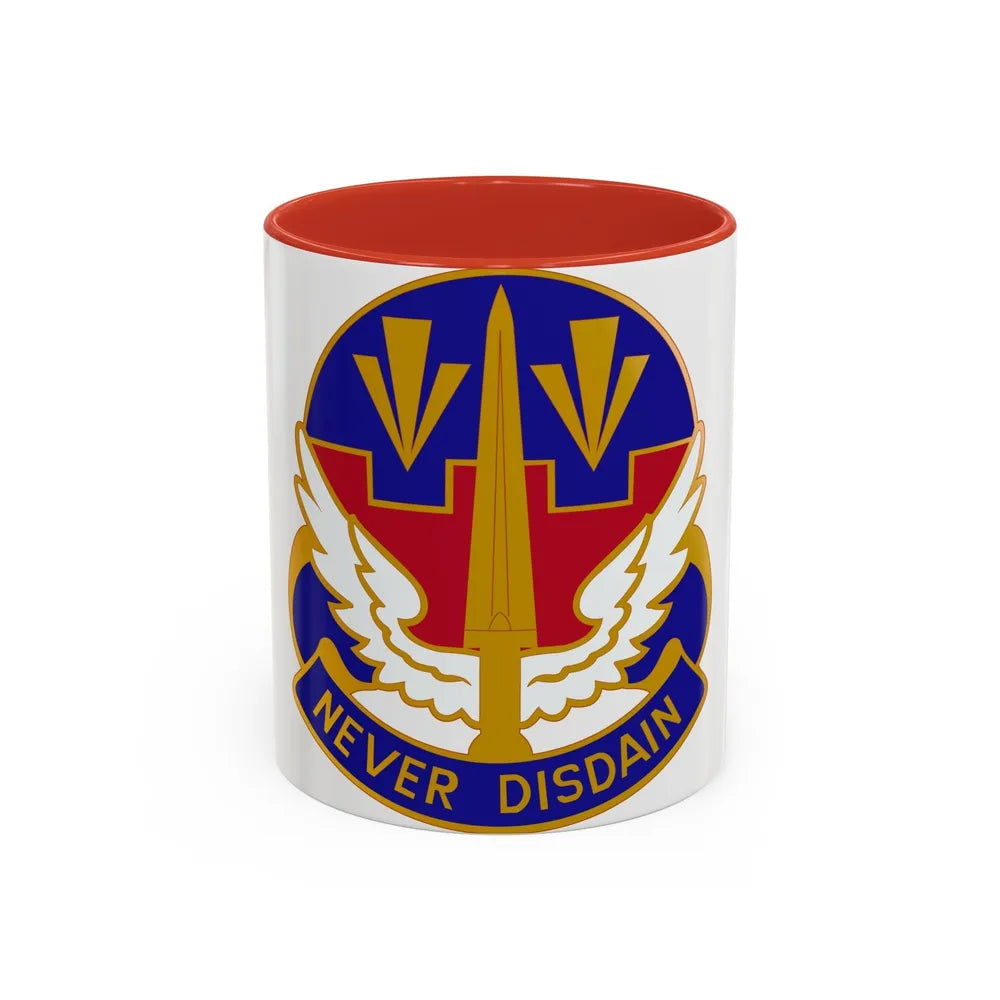 76 Aviation Group (U.S. Army) Accent Coffee Mug-11oz-Red-Go Mug Yourself