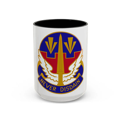 76 Aviation Group (U.S. Army) Accent Coffee Mug-15oz-Black-Go Mug Yourself