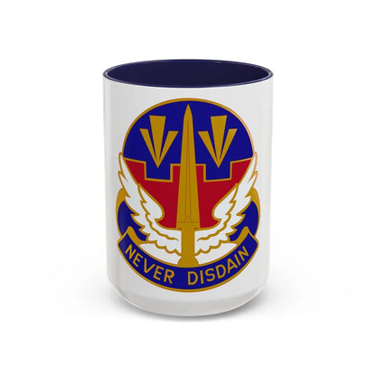 76 Aviation Group (U.S. Army) Accent Coffee Mug-15oz-Navy-Go Mug Yourself