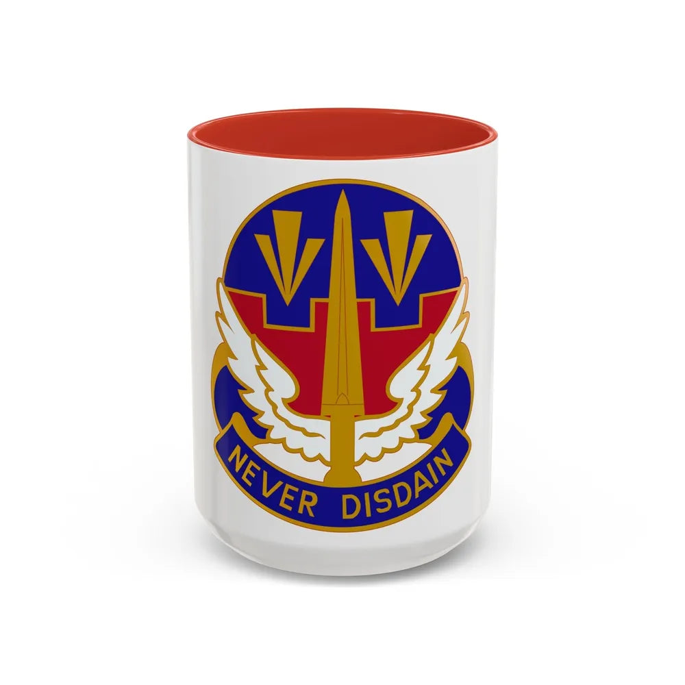 76 Aviation Group (U.S. Army) Accent Coffee Mug-15oz-Red-Go Mug Yourself