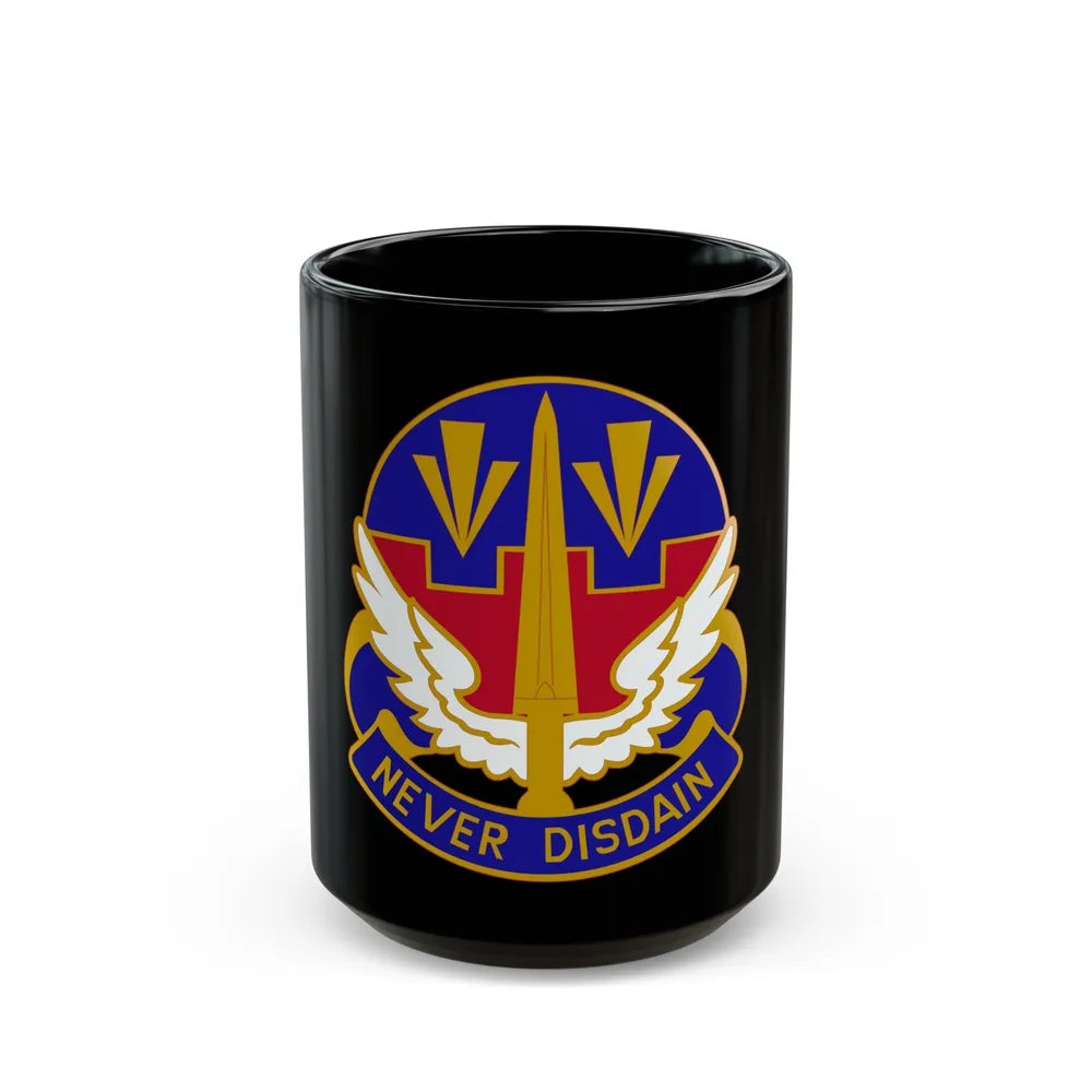 76 Aviation Group (U.S. Army) Black Coffee Mug-15oz-Go Mug Yourself