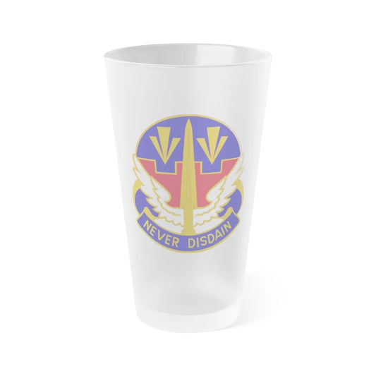 76 Aviation Group (U.S. Army) Frosted Pint Glass 16oz-Go Mug Yourself