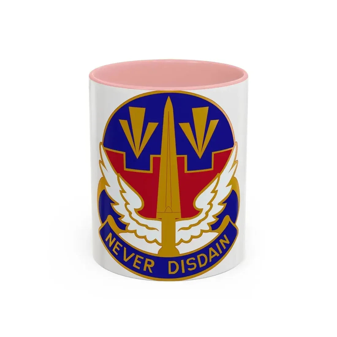 76 Aviation Group (U.S. Army) Accent Coffee Mug 11oz Pink - Go Mug Yourself
