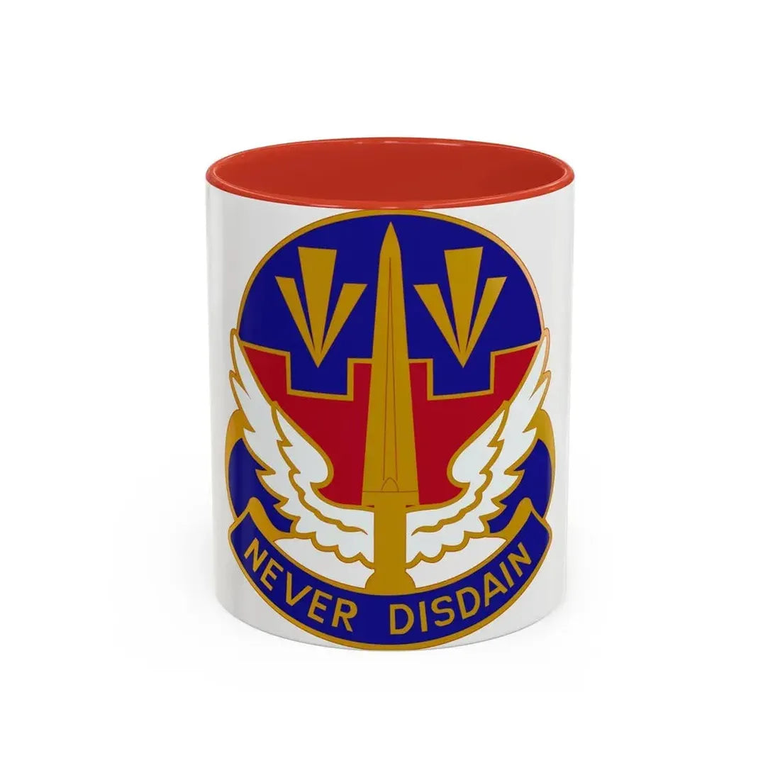 76 Aviation Group (U.S. Army) Accent Coffee Mug 11oz Red - Go Mug Yourself