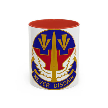 76 Aviation Group (U.S. Army) Accent Coffee Mug 11oz Red - Go Mug Yourself