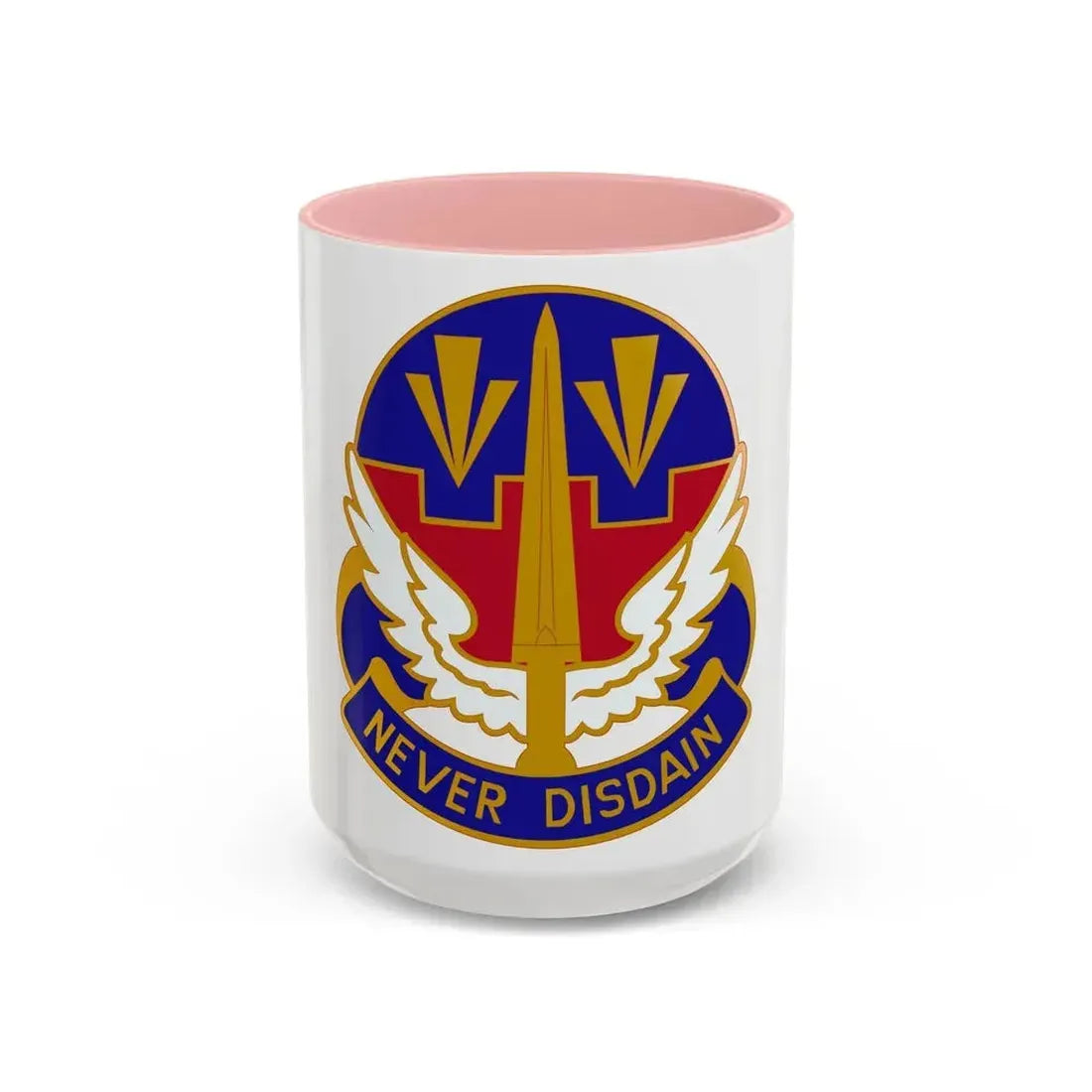 76 Aviation Group (U.S. Army) Accent Coffee Mug 15oz Pink - Go Mug Yourself