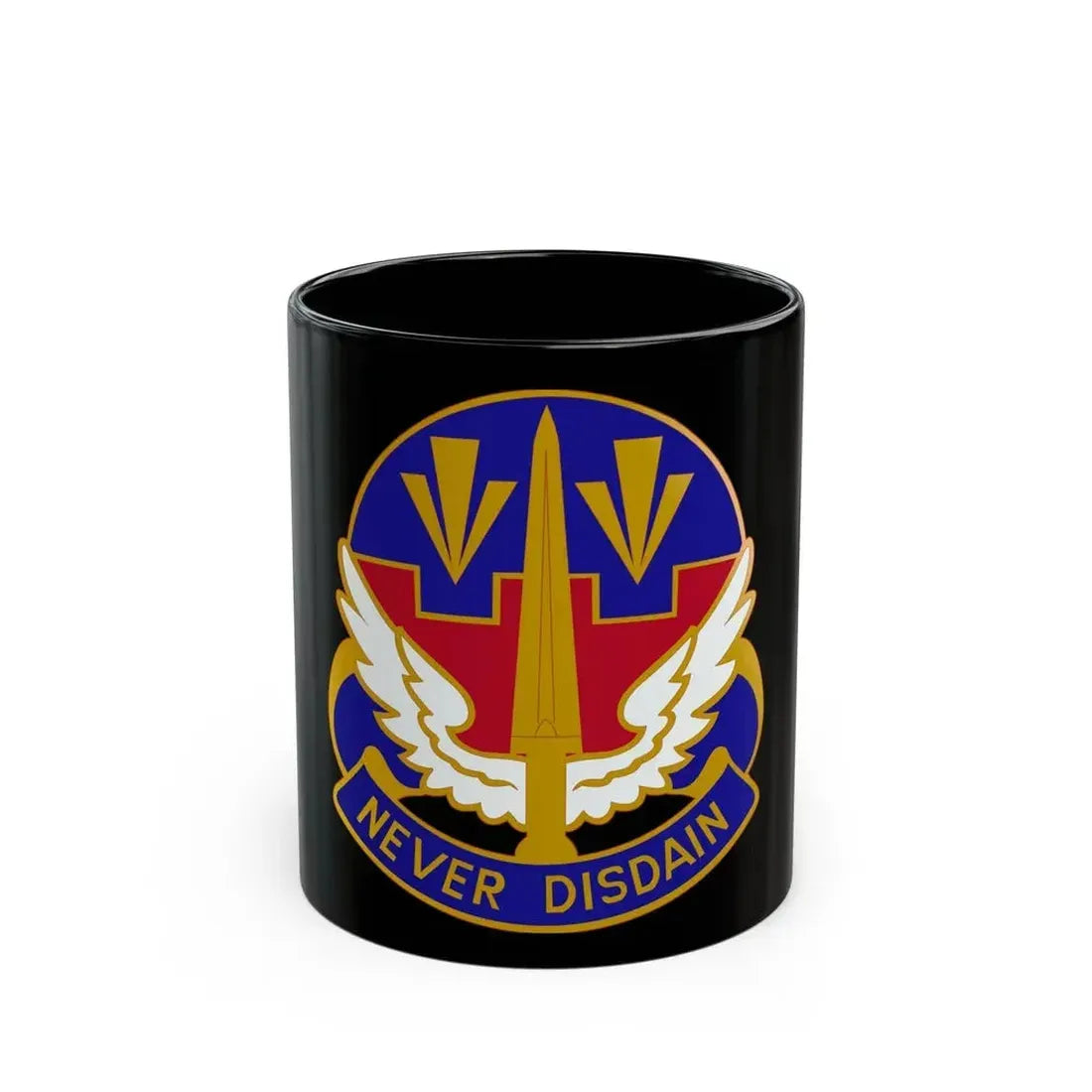 76 Aviation Group (U.S. Army) Black Coffee Mug 11oz - Go Mug Yourself
