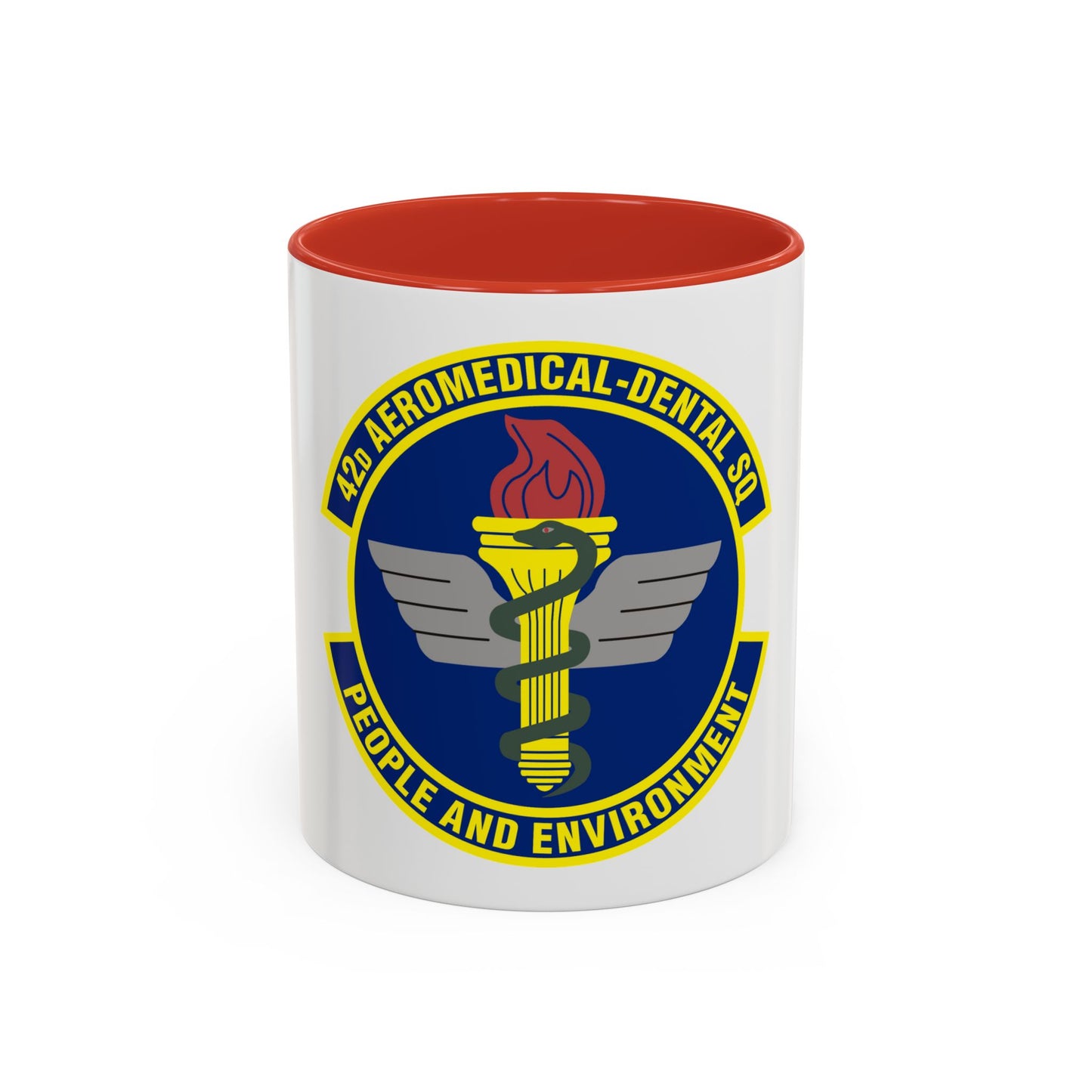 42d Aeromedical Dental Squadron (U.S. Air Force) Accent Coffee Mug