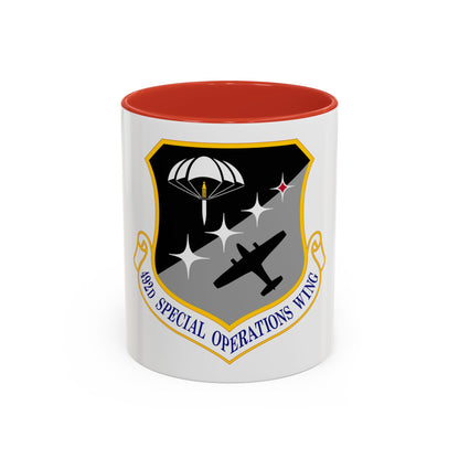 492 Special Operations Wing AFSOC (U.S. Air Force) Accent Coffee Mug