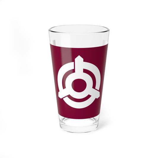 Flag of Kunitomi Miyazaki (Japan) Pint Glass 16oz