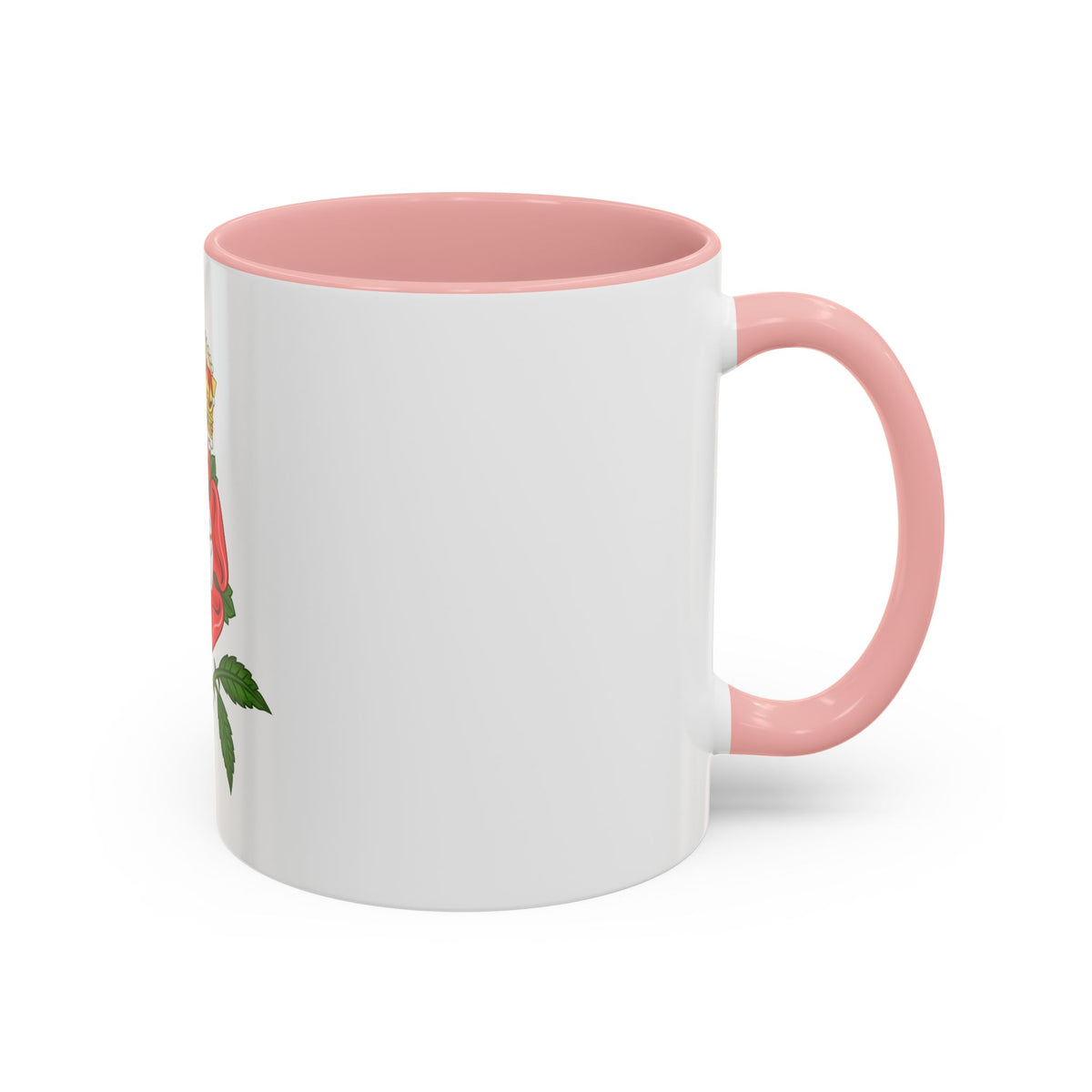 Tudor Rose (Tudor Heraldry) - Accent Coffee Mug