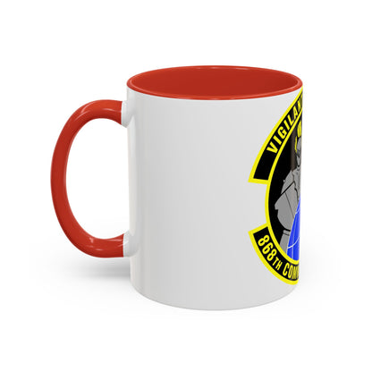 868th Communications Squadron (U.S. Air Force) Accent Coffee Mug