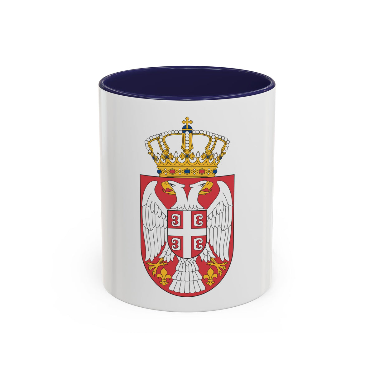 Coat of arms of Serbia 2 - Accent Coffee Mug