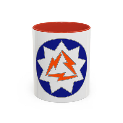 93 Signal Brigade (U.S. Army) Accent Coffee Mug