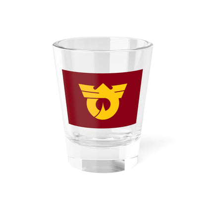 Flag of Kisosaki Mie (Japan) Shot Glass 1.5oz