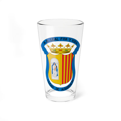 Escudo de Albarracín Teruel (Spain) (Coat of Arms) Pint Glass 16oz