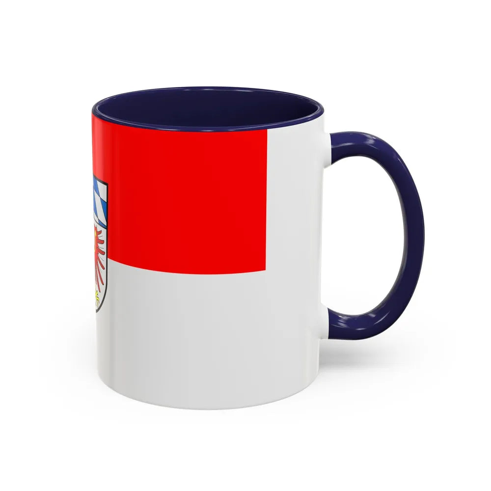 Flag of Bayreuth Germany - Accent Coffee Mug-Go Mug Yourself