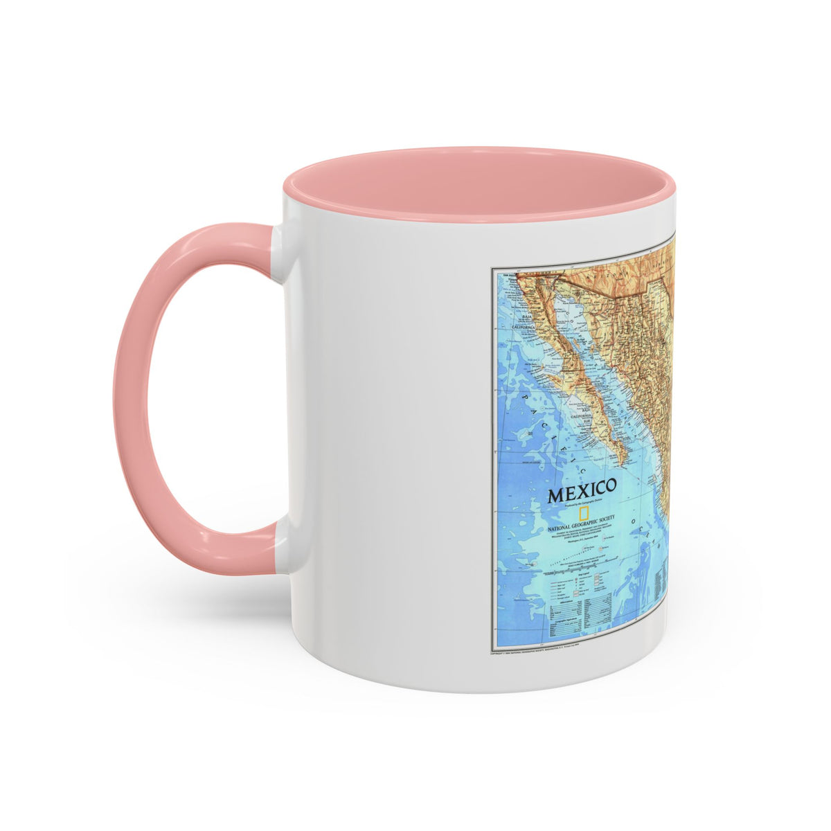 North America - Mexico (1994) (Map) Accent Coffee Mug