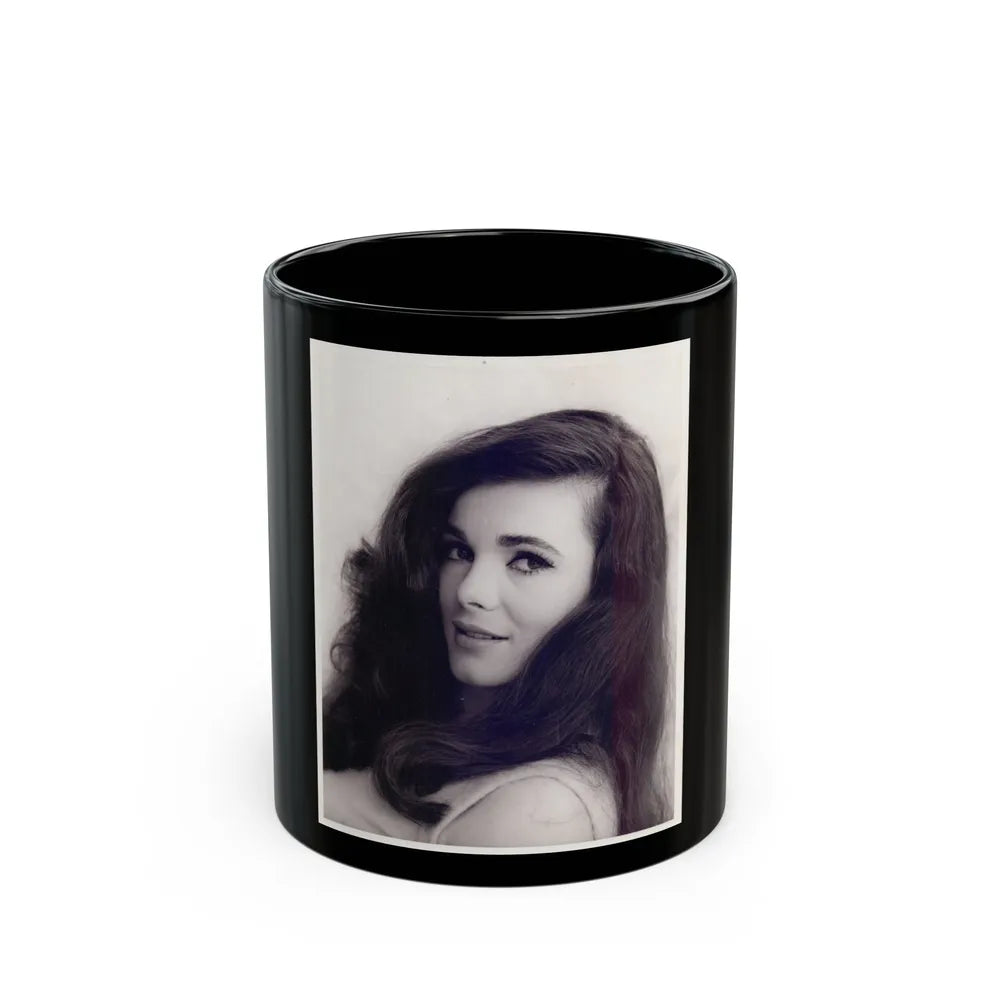 Gila Golan #44 (Vintage Female Icon) Black Coffee Mug-11oz-Go Mug Yourself