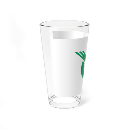 Flag of Aitō Shiga 1971-2005 (Japan) Pint Glass 16oz