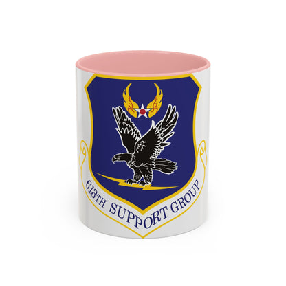 613th Support Group (U.S. Air Force) Accent Coffee Mug