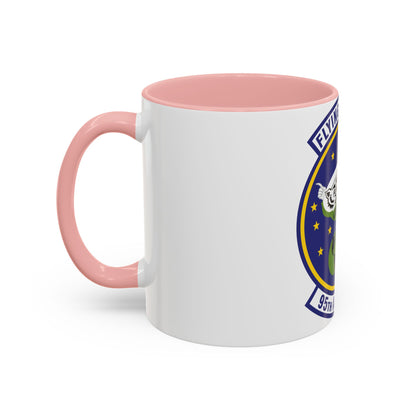 95th Airlift Squadron (U.S. Air Force) Accent Coffee Mug