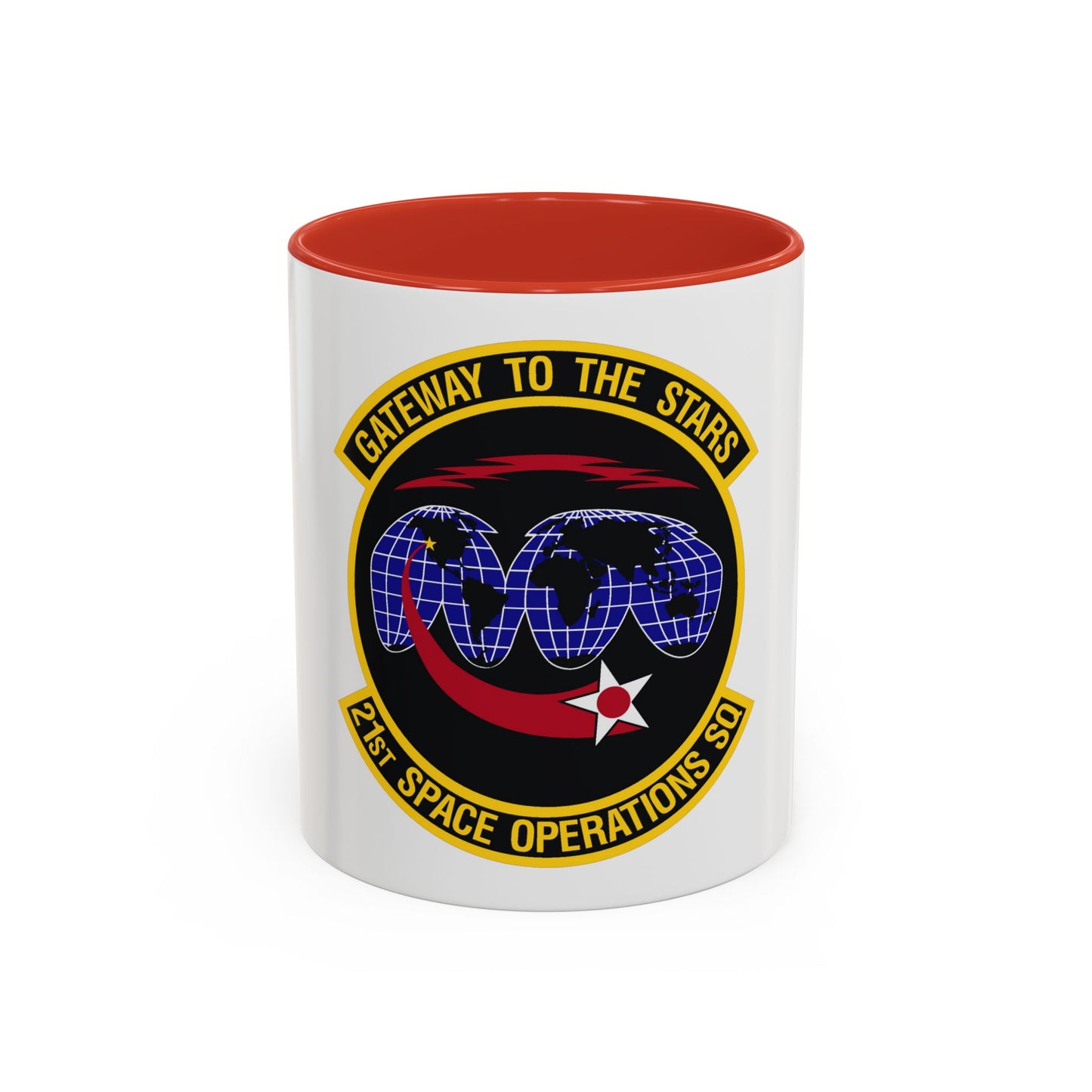 21st Space Operations Squadron (U.S. Air Force) Accent Coffee Mug