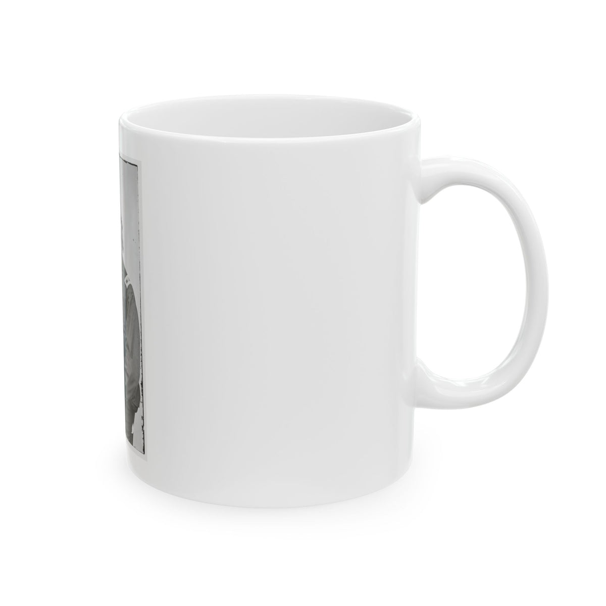 Portrait Of Brig. Gen. Daniel C. Mccallum, Officer Of The Federal Army (U.S. Civil War) White Coffee Mug