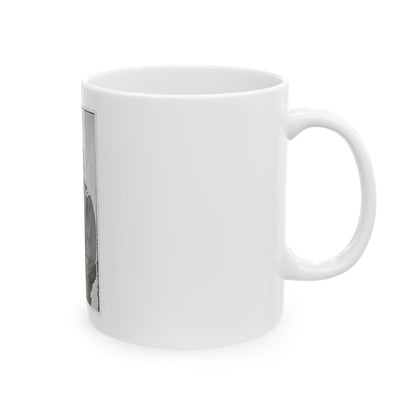 Portrait Of Brig. Gen. Daniel C. Mccallum, Officer Of The Federal Army (U.S. Civil War) White Coffee Mug