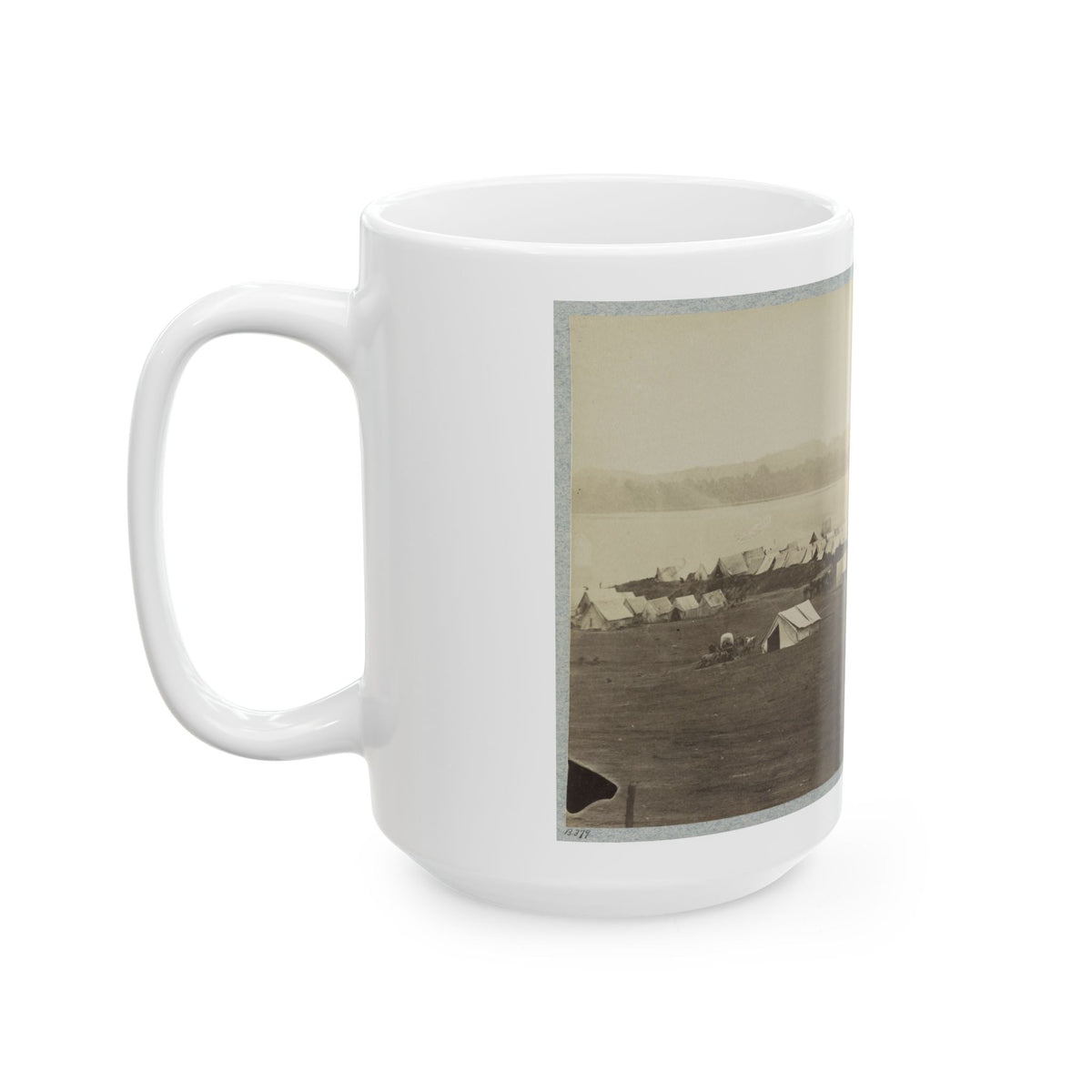 Belle Plain Landing, Va. 001 (U.S. Civil War) White Coffee Mug