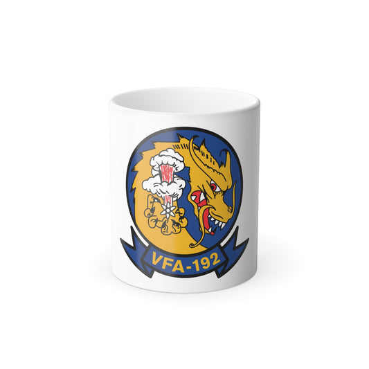 VFA 192 Golden Dragons (U.S. Navy) Color Changing Mug 11oz