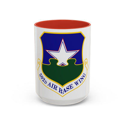 502d Air Base Wing (U.S. Air Force) Accent Coffee Mug