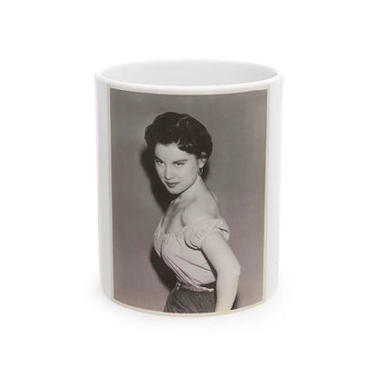 Lisa Montell #33 (Vintage Female Icon) White Coffee Mug-11oz-Go Mug Yourself