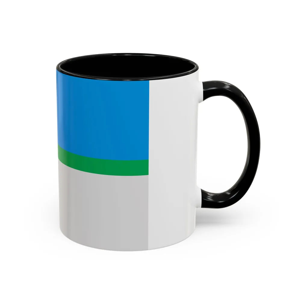 Flag of Rivne Ukraine - Accent Coffee Mug-Go Mug Yourself