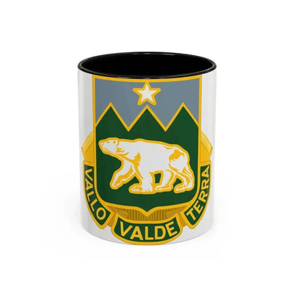 761 Military Police Battalion (U.S. Army) Accent Coffee Mug 11oz Black - Go Mug Yourself