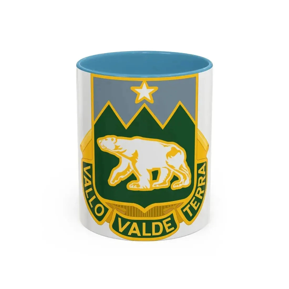 761 Military Police Battalion (U.S. Army) Accent Coffee Mug 11oz Light Blue - Go Mug Yourself