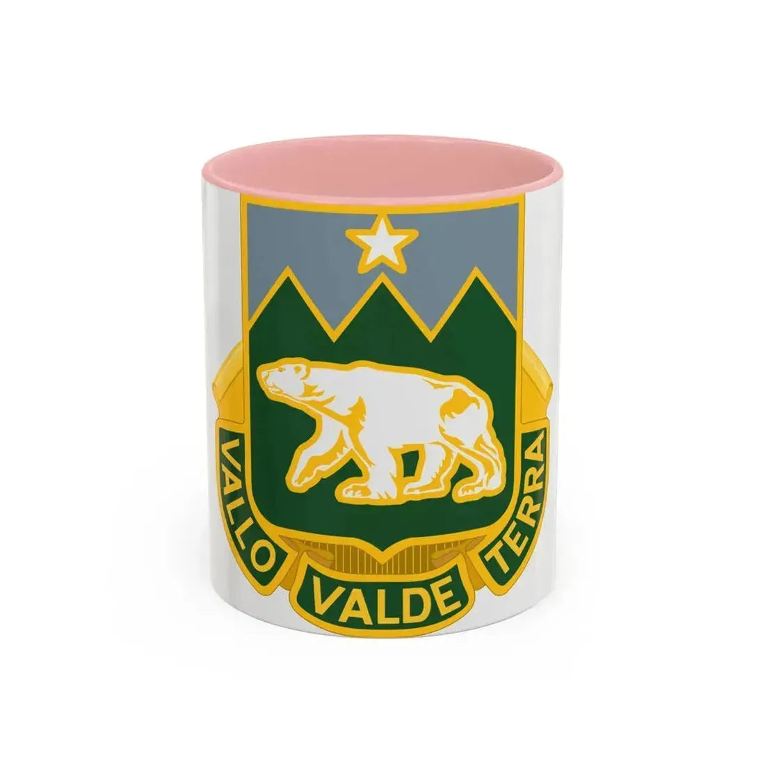 761 Military Police Battalion (U.S. Army) Accent Coffee Mug 11oz Pink - Go Mug Yourself