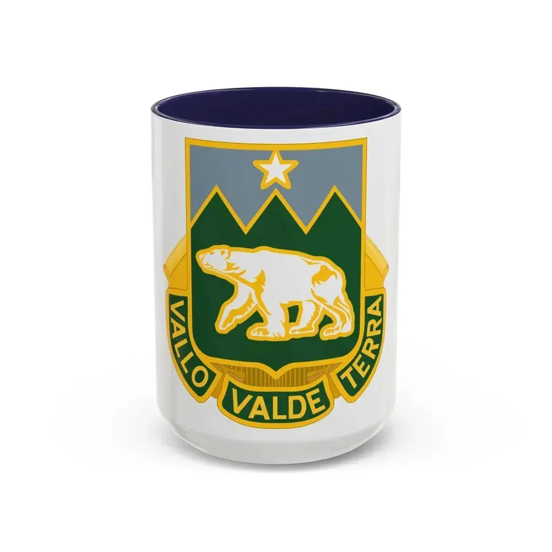 761 Military Police Battalion (U.S. Army) Accent Coffee Mug 15oz Navy - Go Mug Yourself