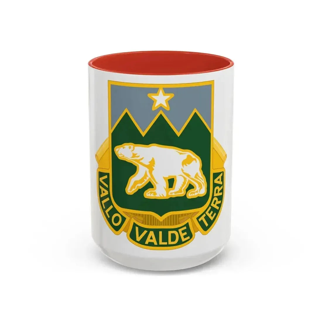 761 Military Police Battalion (U.S. Army) Accent Coffee Mug 15oz Red - Go Mug Yourself