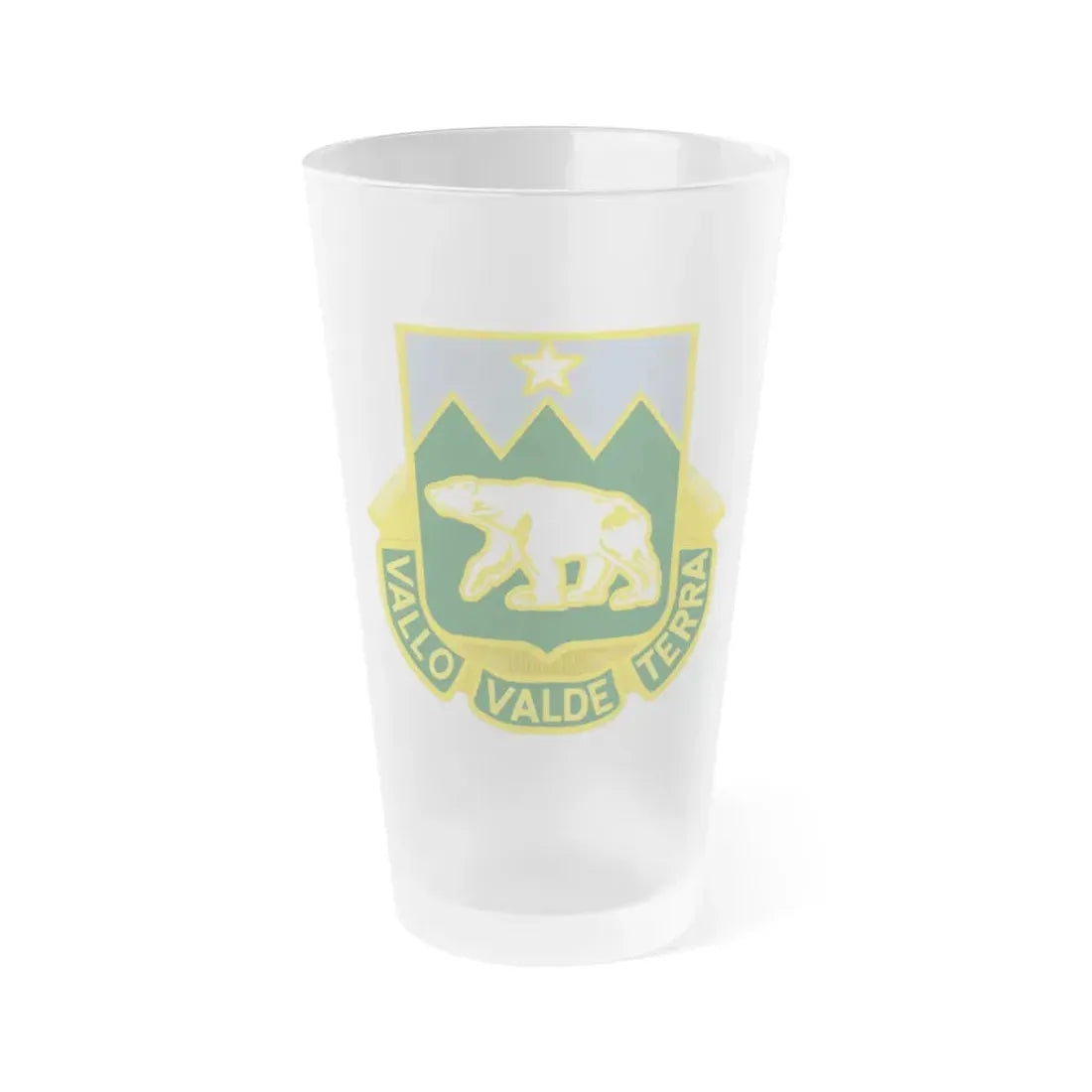 761 Military Police Battalion (U.S. Army) Frosted Pint Glass 16oz Default Title - Go Mug Yourself